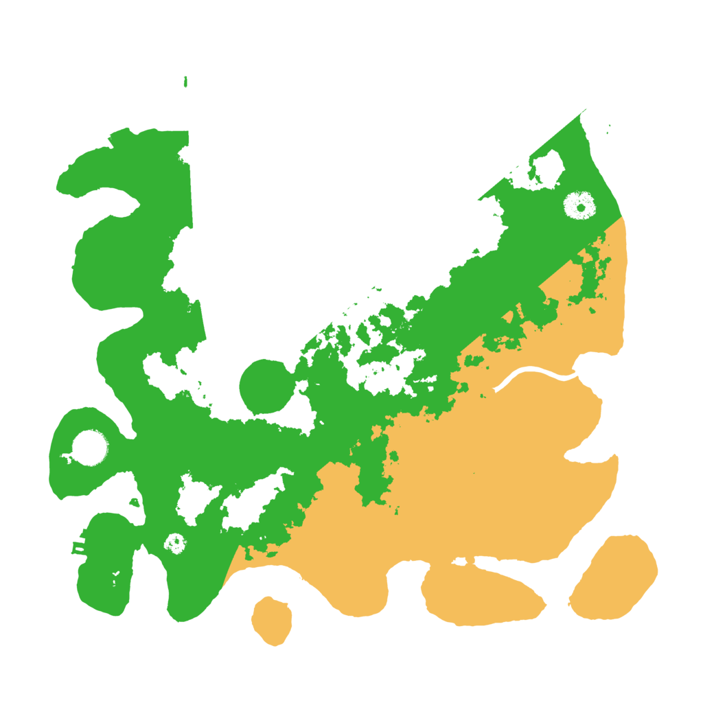 Biome Rust Map: Procedural Map, Size: 3500, Seed: 270806