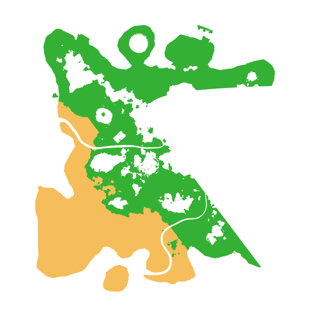 Biome Rust Map: Procedural Map, Size: 3000, Seed: 2123893053