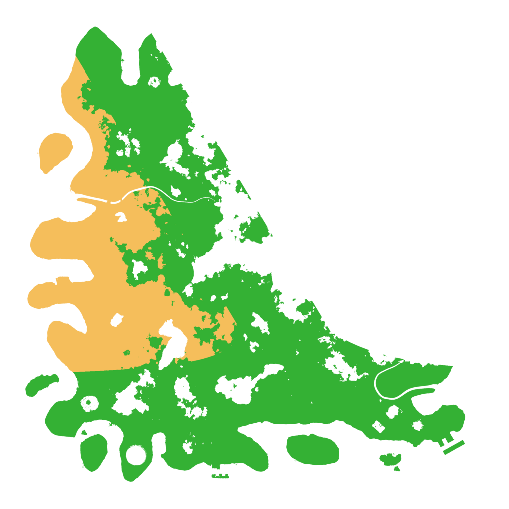 Biome Rust Map: Procedural Map, Size: 4500, Seed: 2636