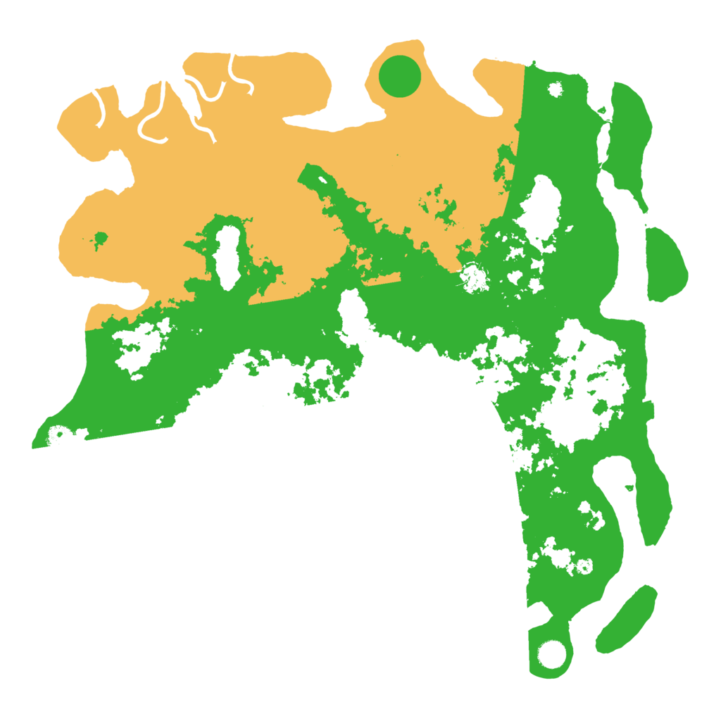 Biome Rust Map: Procedural Map, Size: 4500, Seed: 856504525