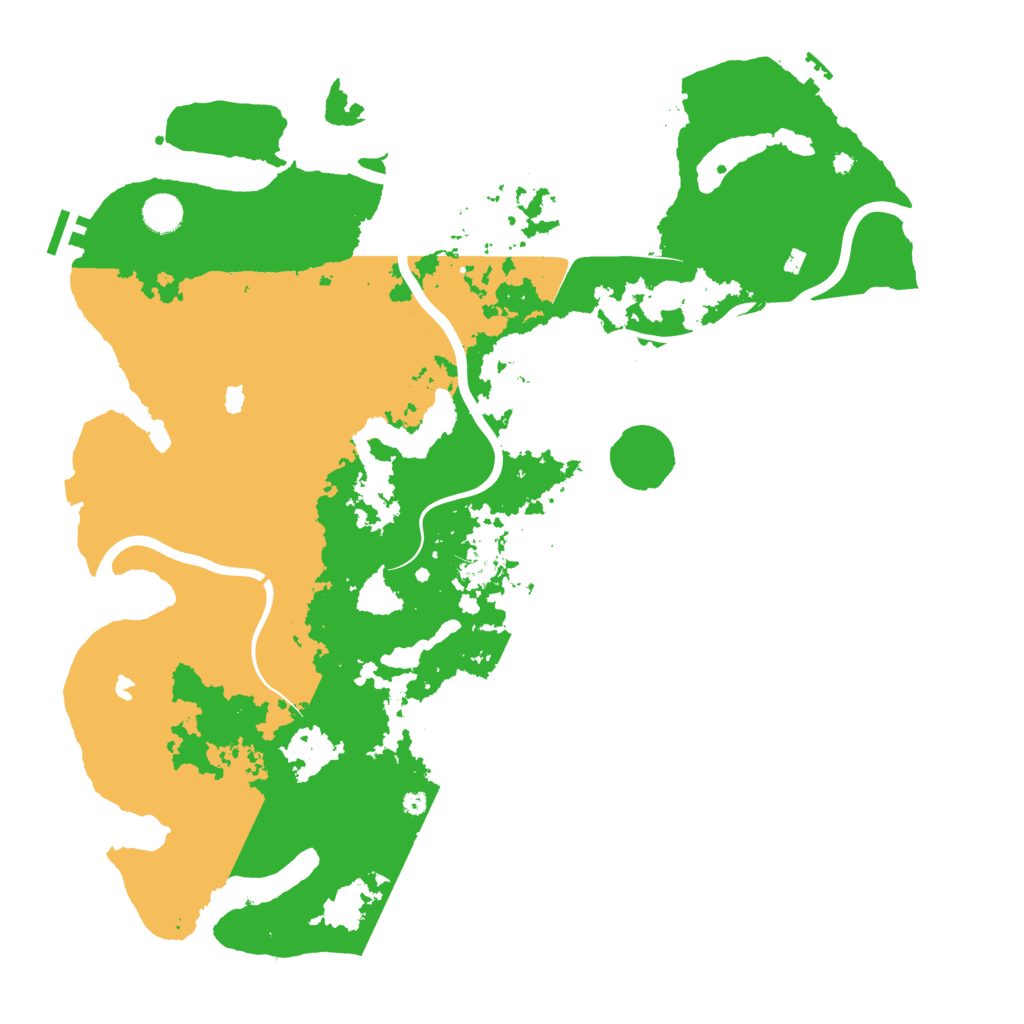 Biome Rust Map: Procedural Map, Size: 4500, Seed: 39576090
