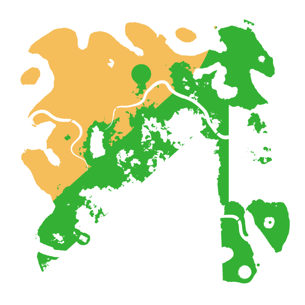 Biome Rust Map: Procedural Map, Size: 4096, Seed: 11123023