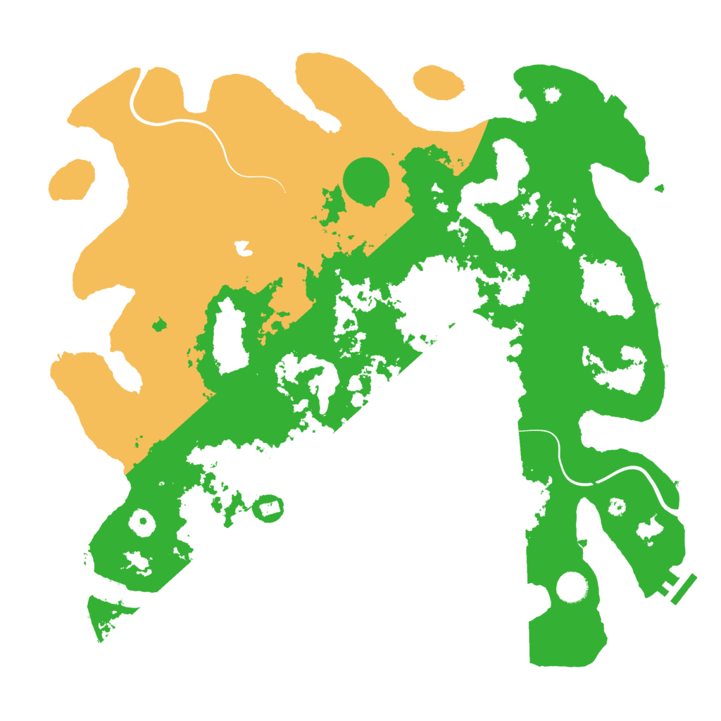 Biome Rust Map: Procedural Map, Size: 4096, Seed: 11123023