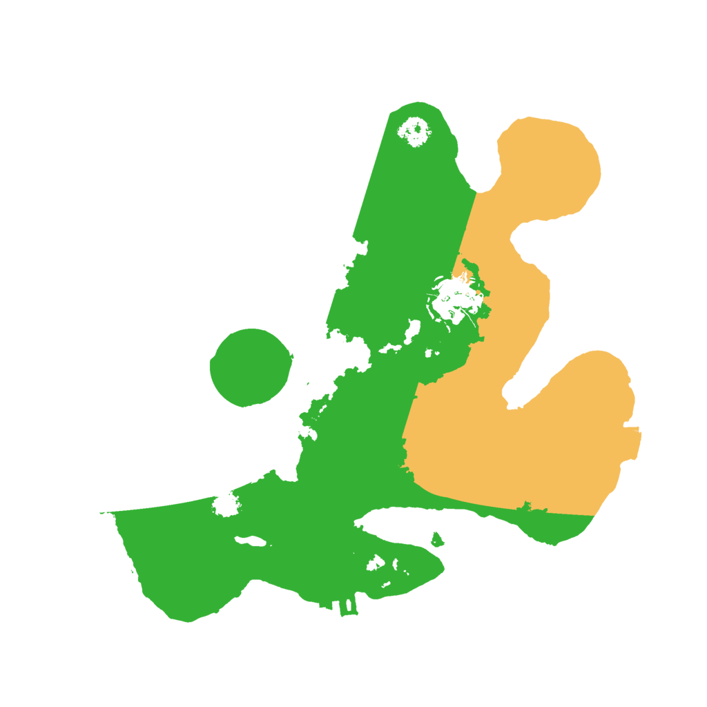 Biome Rust Map: Procedural Map, Size: 2500, Seed: 395872955