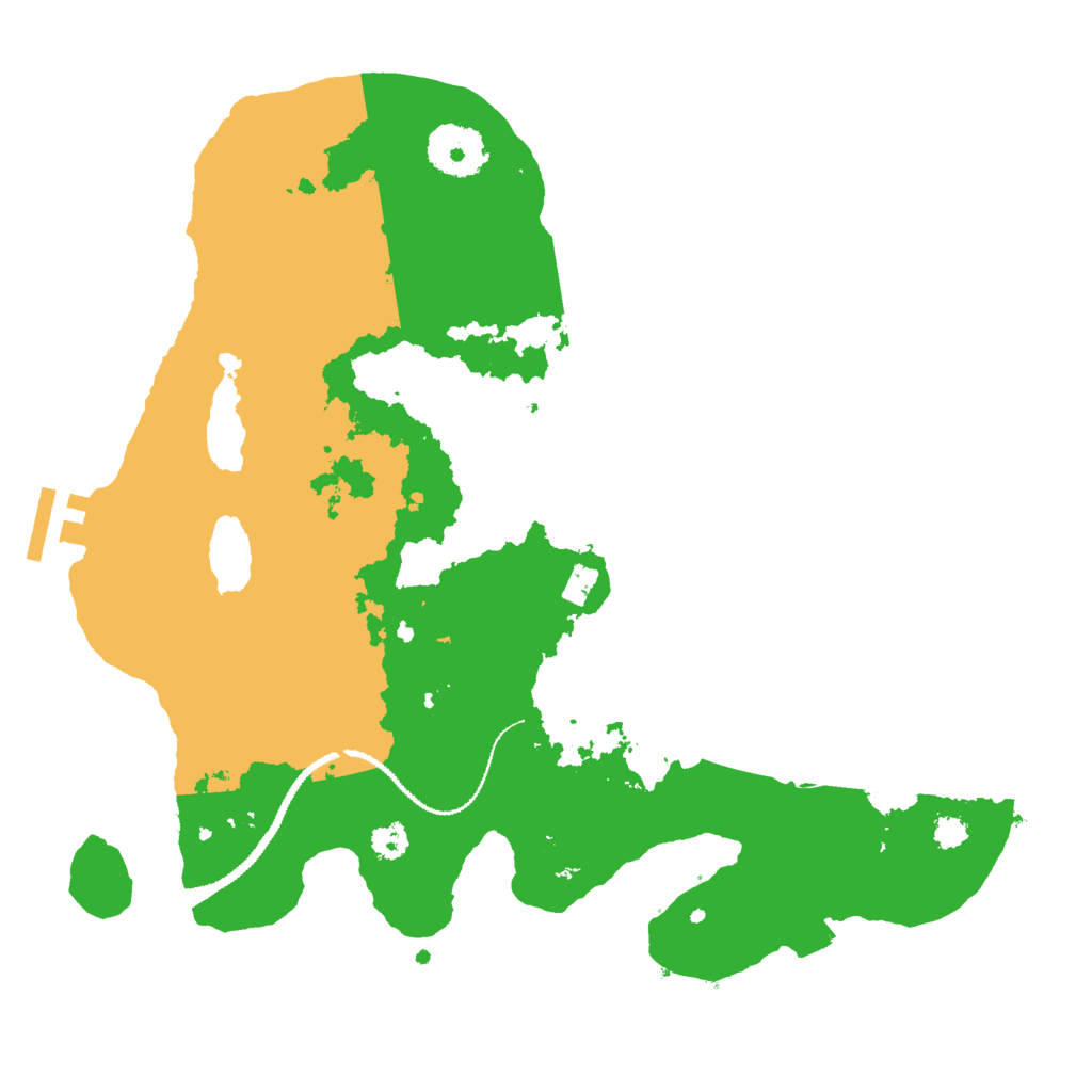 Biome Rust Map: Procedural Map, Size: 3000, Seed: 1836670967