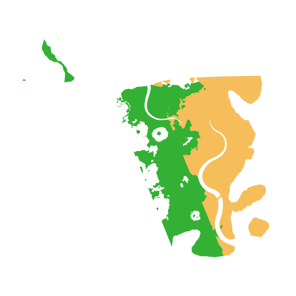 Biome Rust Map: Procedural Map, Size: 3000, Seed: 8153092