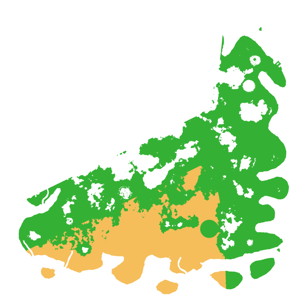 Biome Rust Map: Procedural Map, Size: 4500, Seed: 77568878