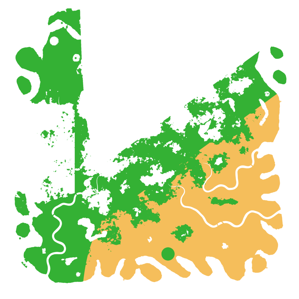 Biome Rust Map: Procedural Map, Size: 6000, Seed: 54568724