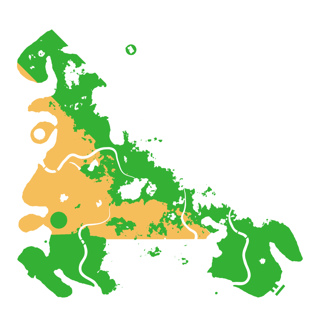 Biome Rust Map: Procedural Map, Size: 5000, Seed: 800028611
