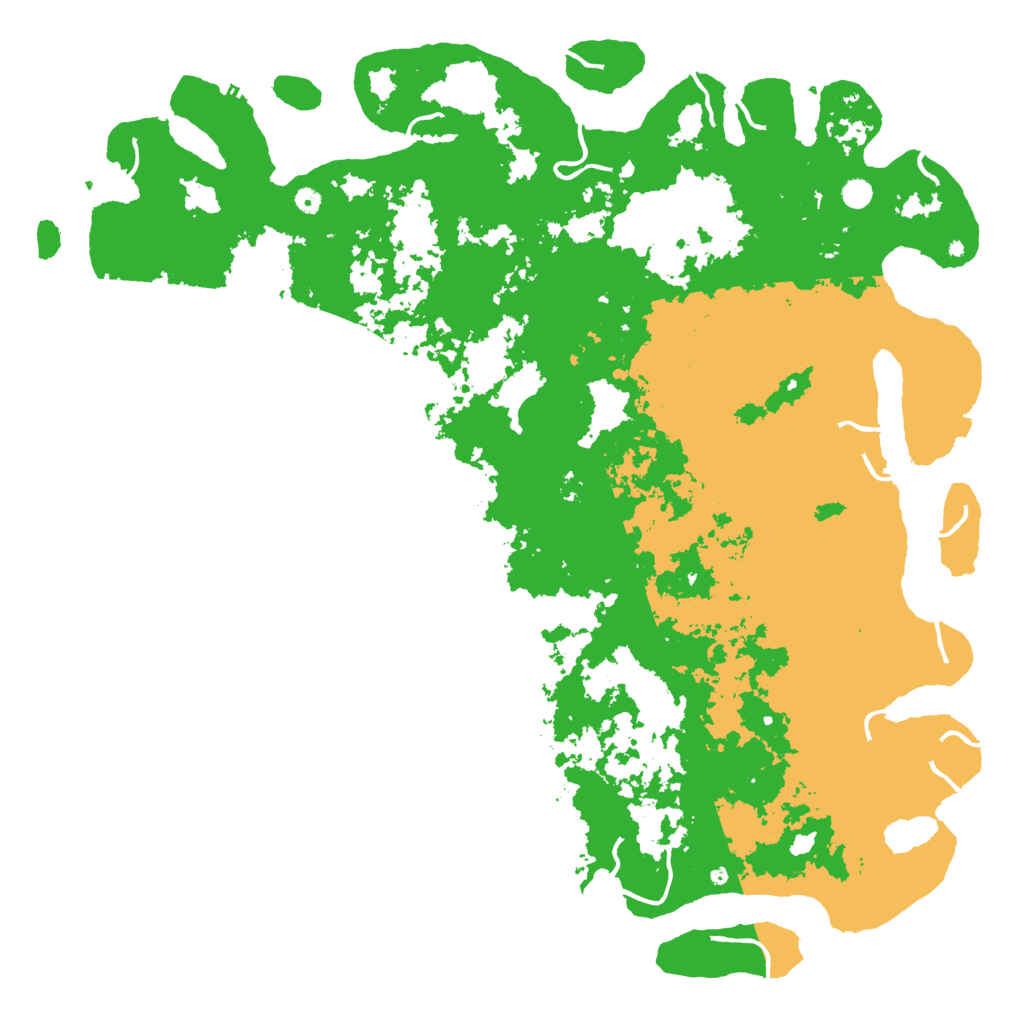 Biome Rust Map: Procedural Map, Size: 6000, Seed: 1284499269