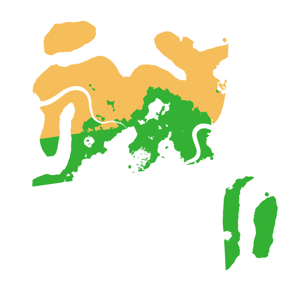 Biome Rust Map: Procedural Map, Size: 3000, Seed: 10315