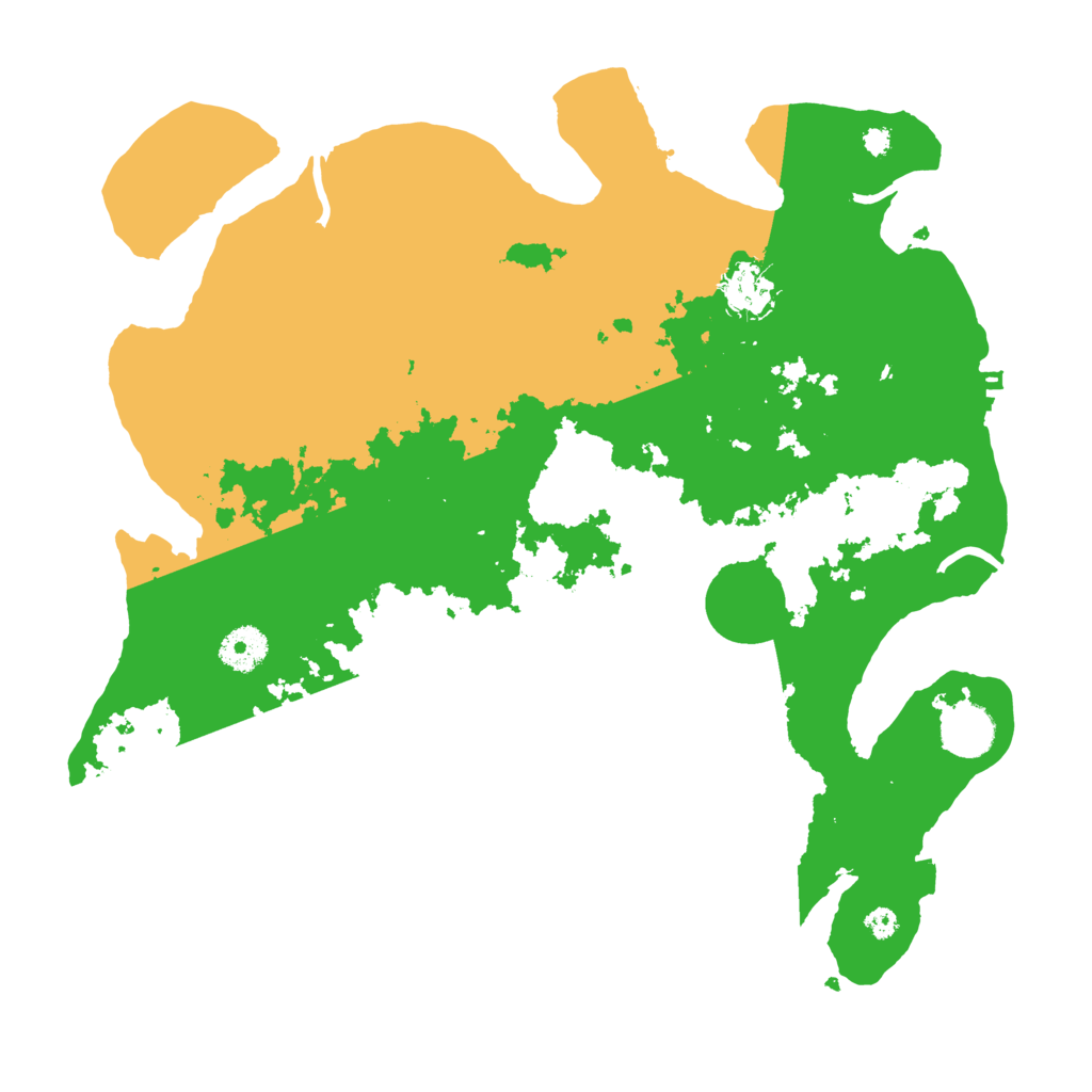 Biome Rust Map: Procedural Map, Size: 3600, Seed: 45647371