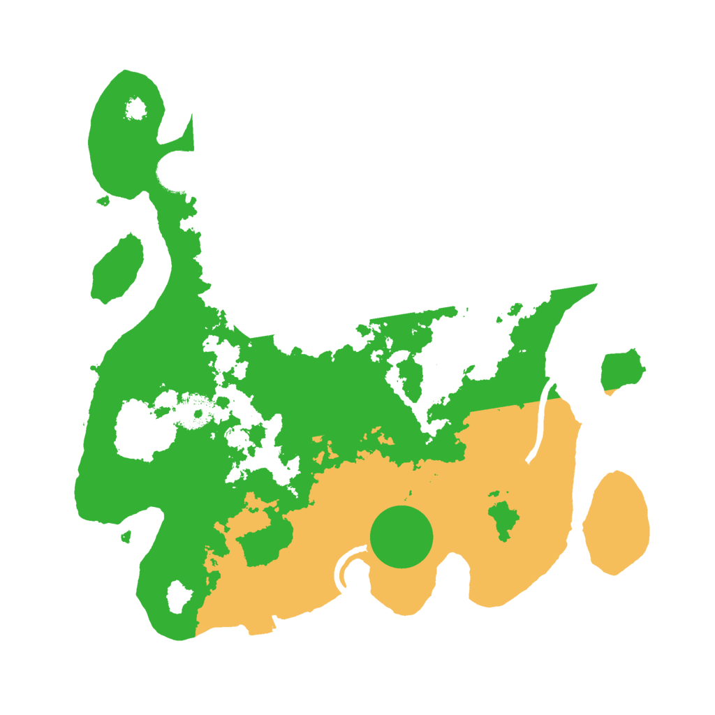 Biome Rust Map: Procedural Map, Size: 3000, Seed: 408393764