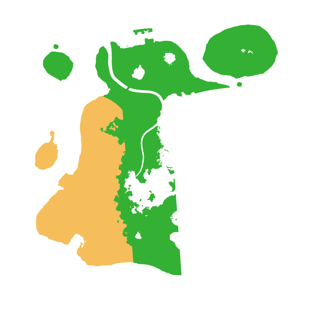Biome Rust Map: Procedural Map, Size: 2500, Seed: 23741