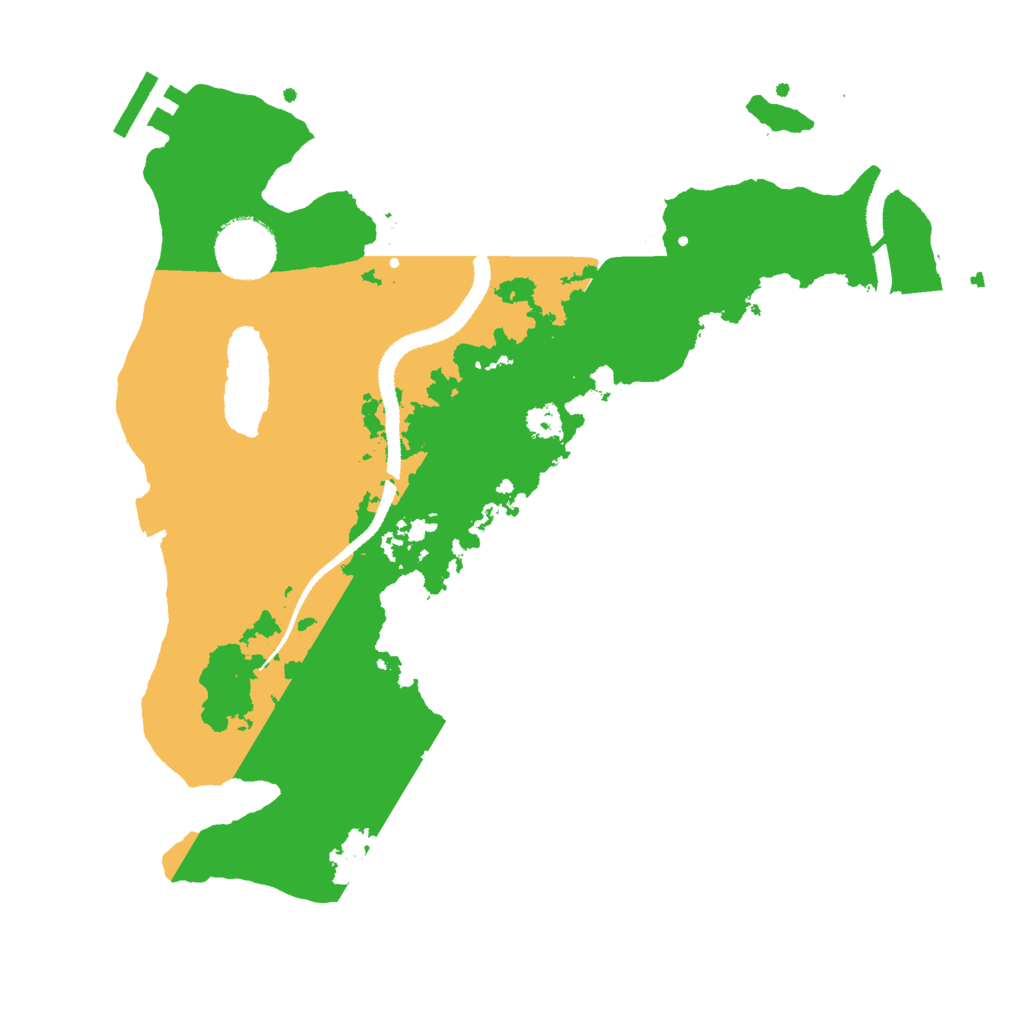 Biome Rust Map: Procedural Map, Size: 3000, Seed: 3372