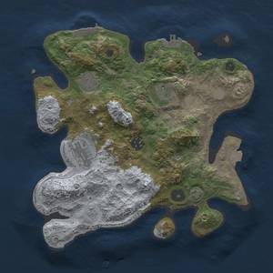 Thumbnail Rust Map: Procedural Map, Size: 3000, Seed: 246298162, 12 Monuments