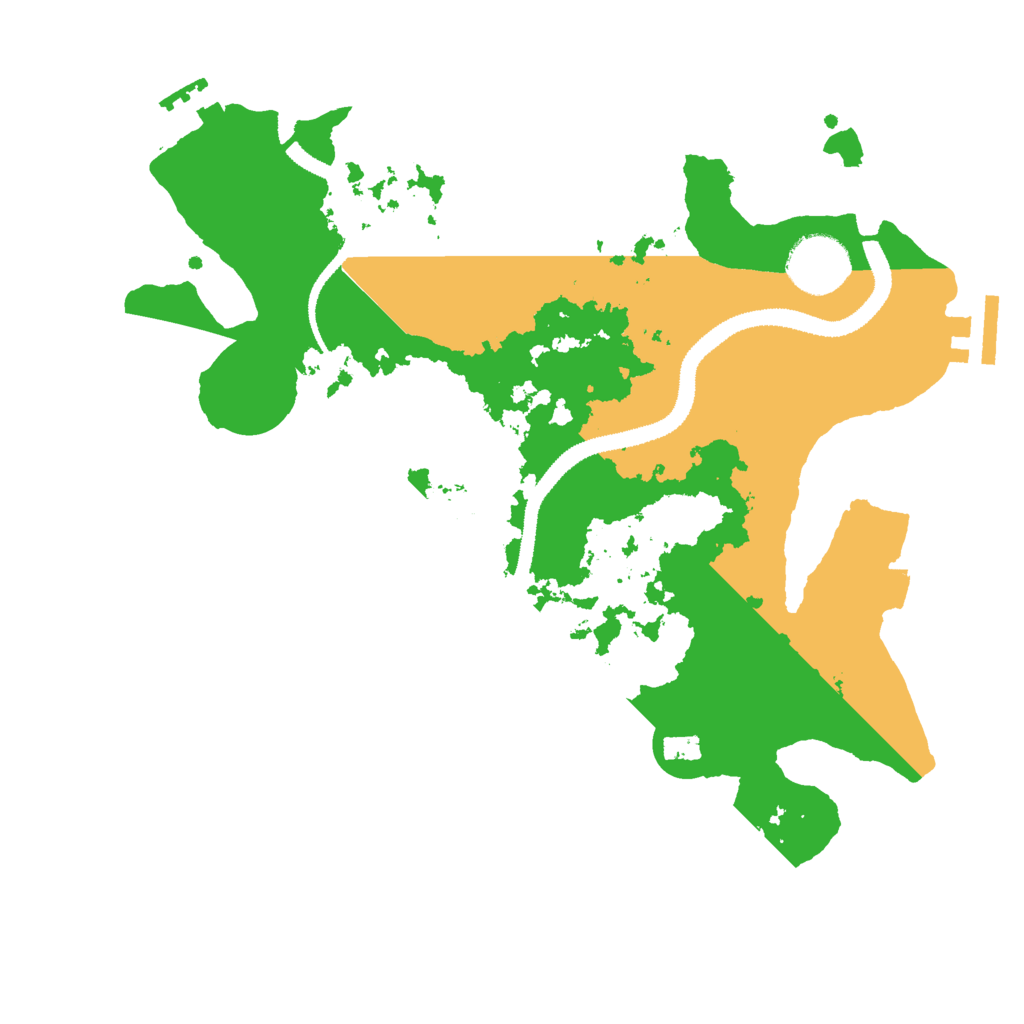 Biome Rust Map: Procedural Map, Size: 3000, Seed: 246298162