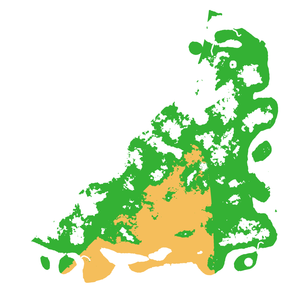 Biome Rust Map: Procedural Map, Size: 6000, Seed: 1214124