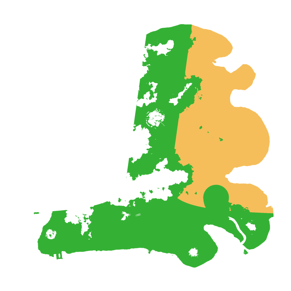 Biome Rust Map: Procedural Map, Size: 3000, Seed: 32448