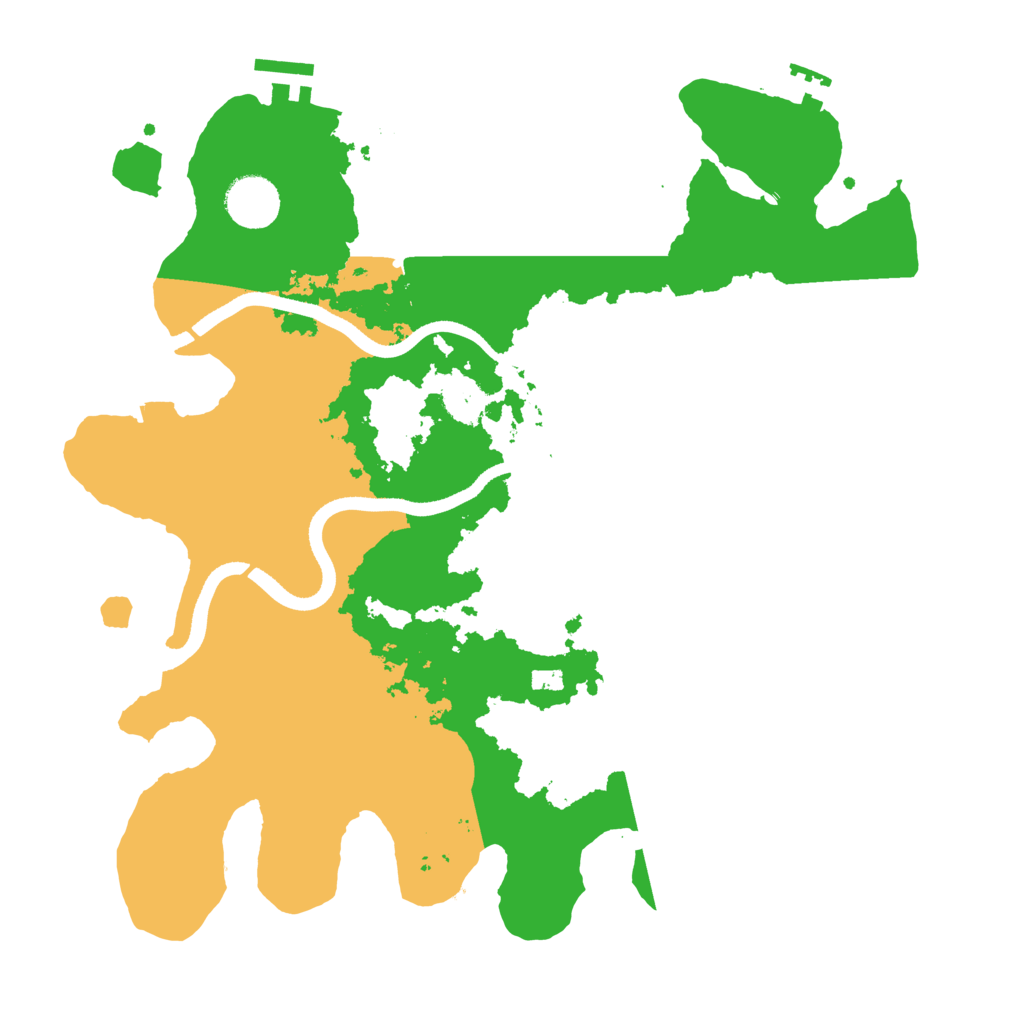 Biome Rust Map: Procedural Map, Size: 3500, Seed: 913122560
