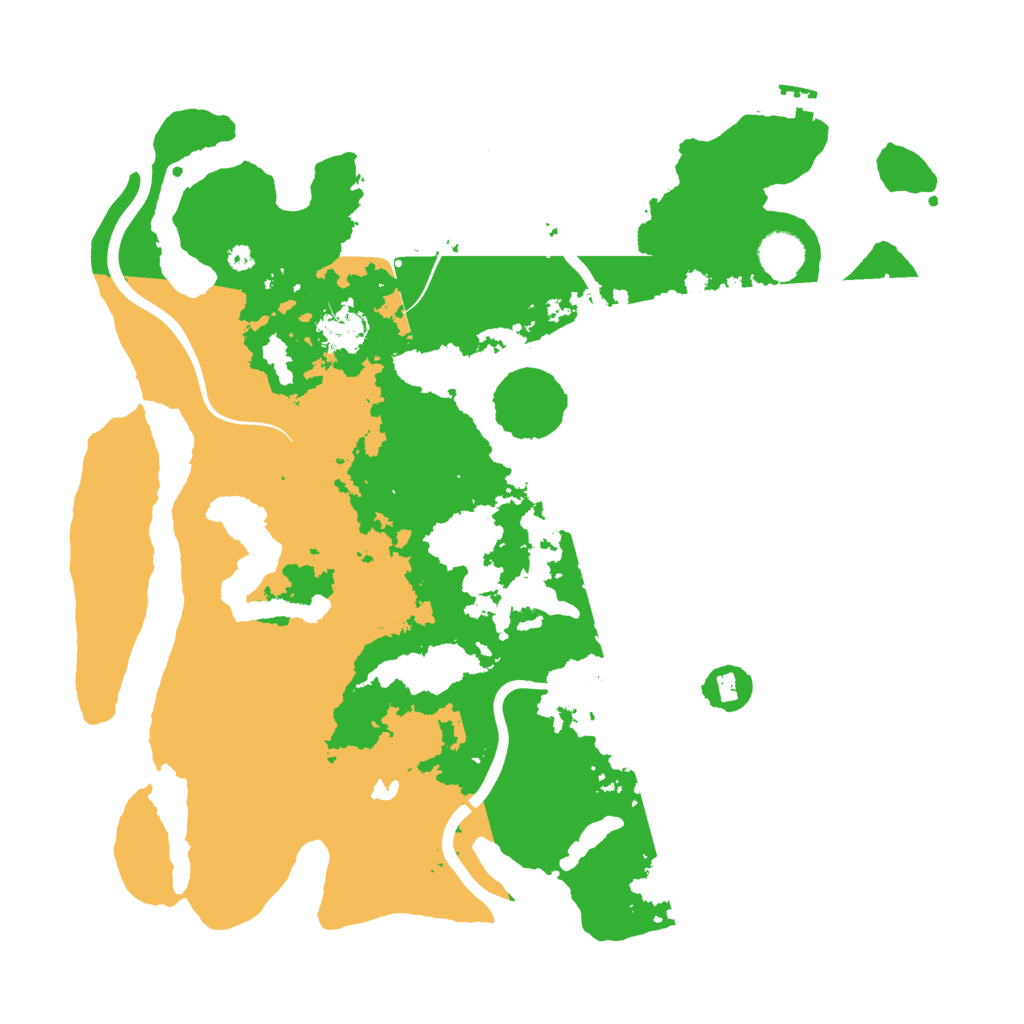 Biome Rust Map: Procedural Map, Size: 4000, Seed: 748943