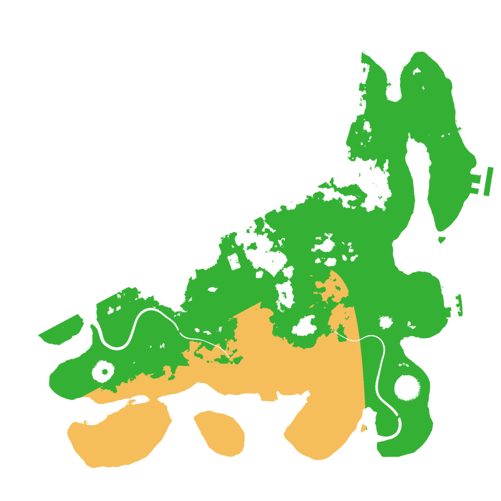 Biome Rust Map: Procedural Map, Size: 3500, Seed: 1862880026