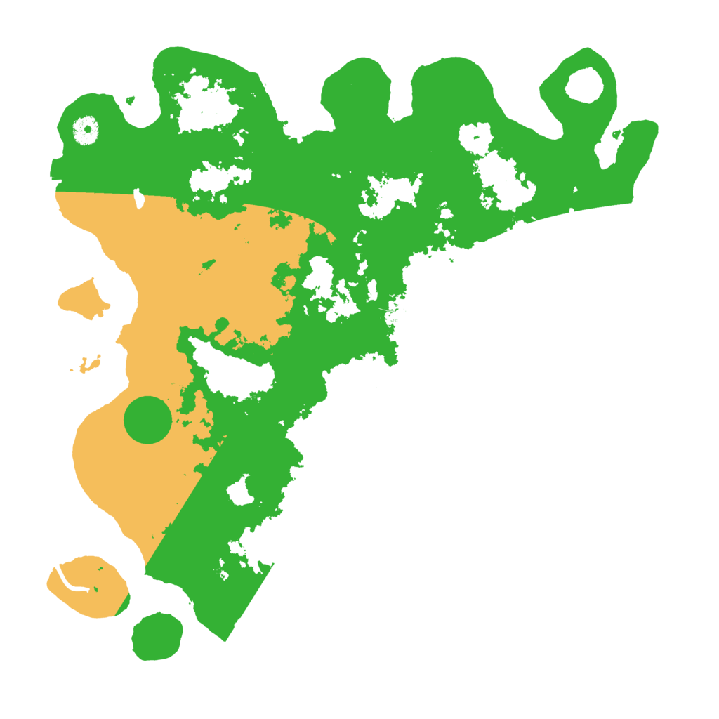 Biome Rust Map: Procedural Map, Size: 3950, Seed: 55383470