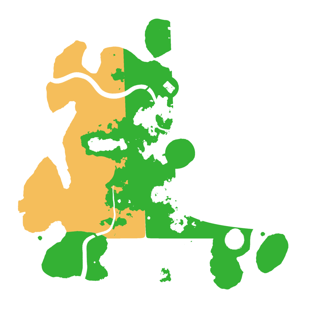 Biome Rust Map: Procedural Map, Size: 3000, Seed: 8411643