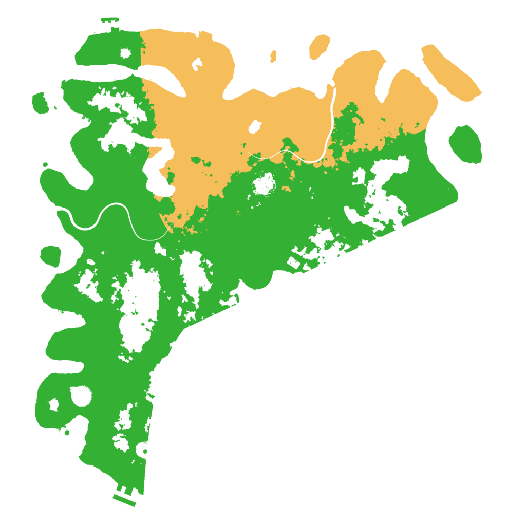Biome Rust Map: Procedural Map, Size: 4500, Seed: 22809648