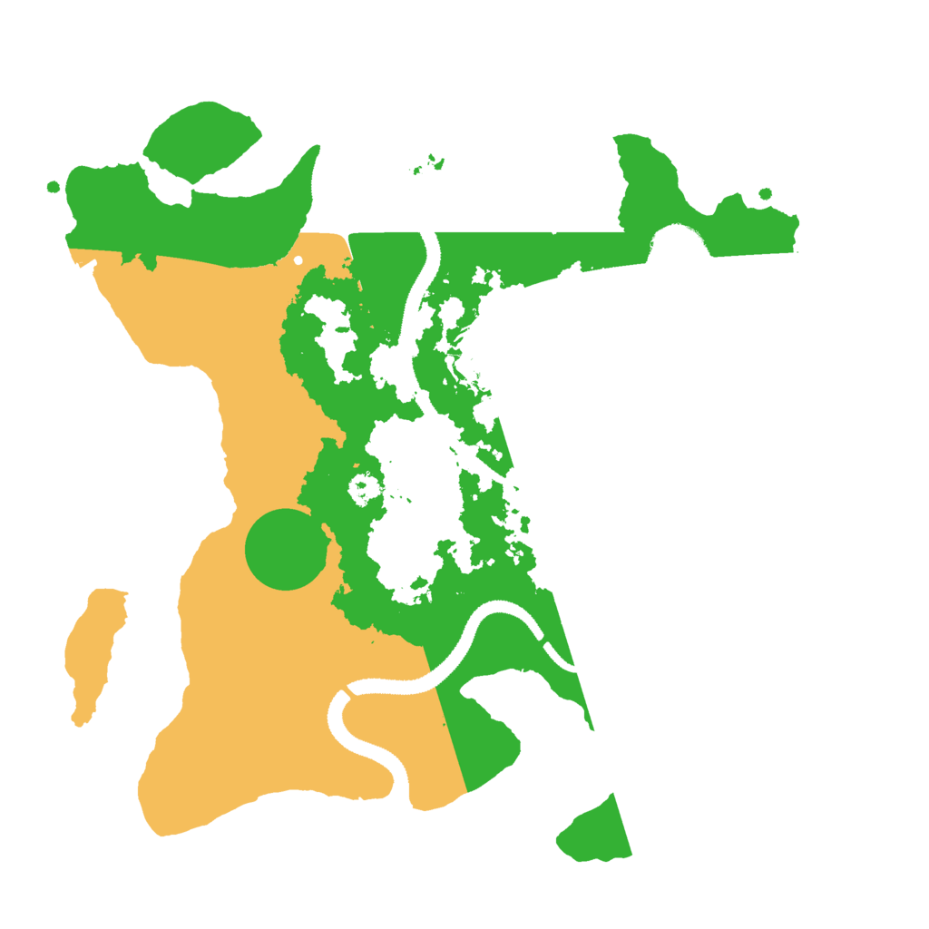 Biome Rust Map: Procedural Map, Size: 3000, Seed: 26809