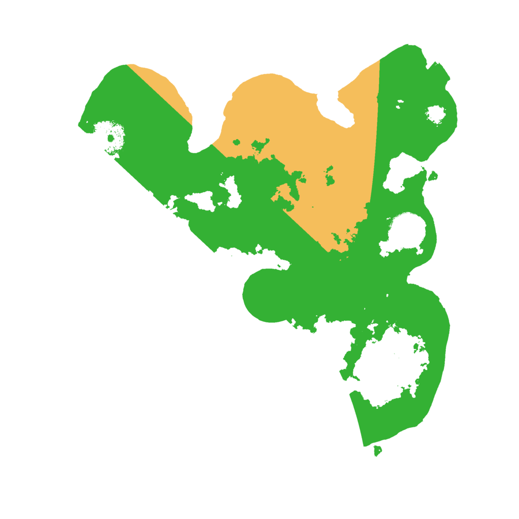 Biome Rust Map: Procedural Map, Size: 2600, Seed: 2875436