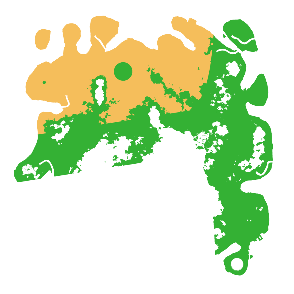 Biome Rust Map: Procedural Map, Size: 4200, Seed: 856504525