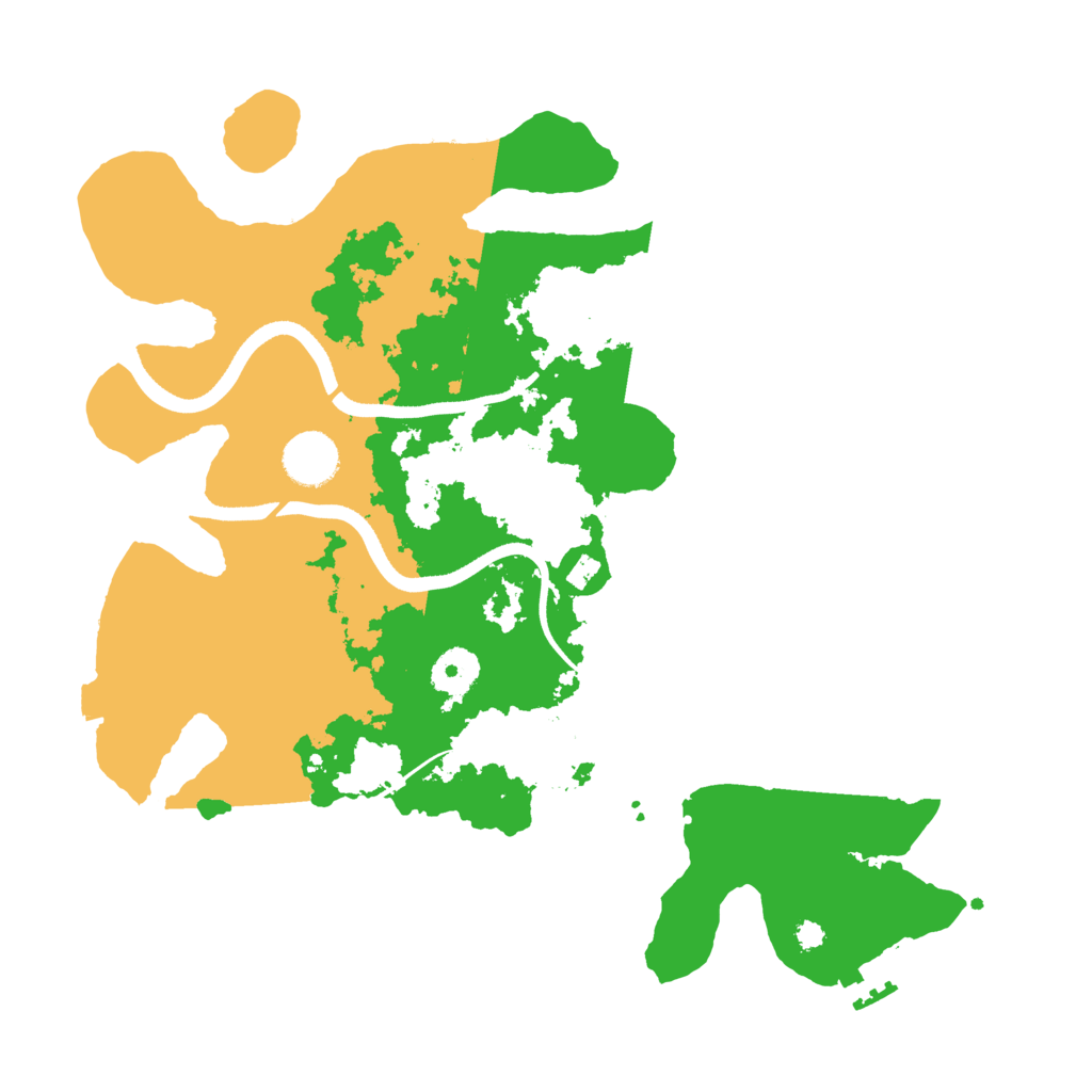 Biome Rust Map: Procedural Map, Size: 3500, Seed: 1202090729