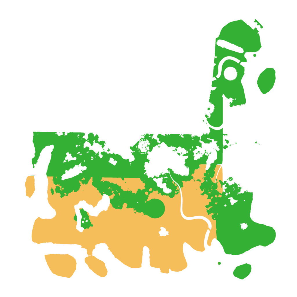 Biome Rust Map: Procedural Map, Size: 4000, Seed: 518253173