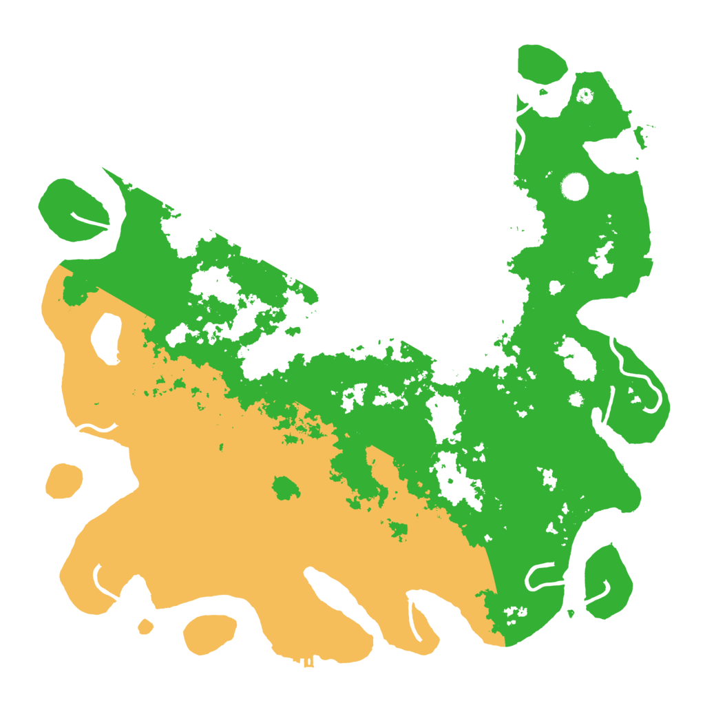 Biome Rust Map: Procedural Map, Size: 4500, Seed: 760936416