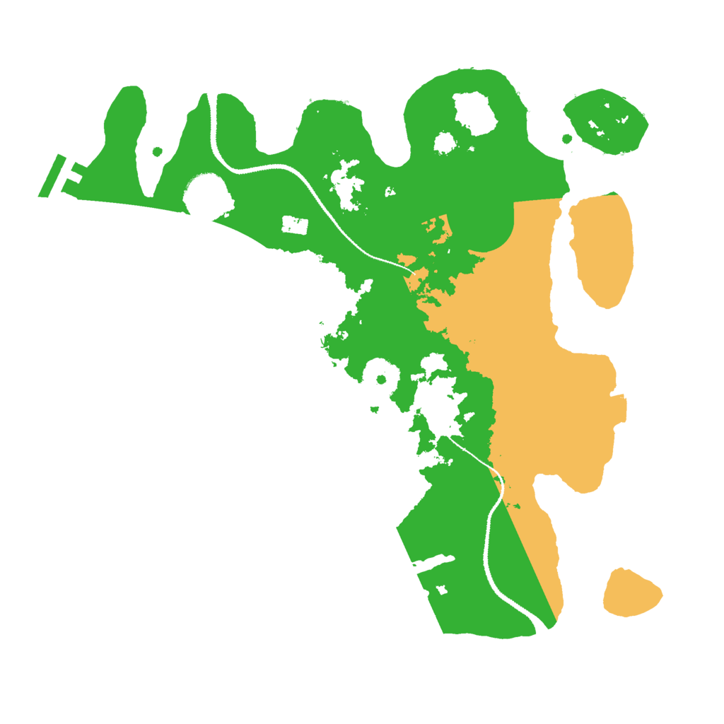 Biome Rust Map: Procedural Map, Size: 3000, Seed: 737130753