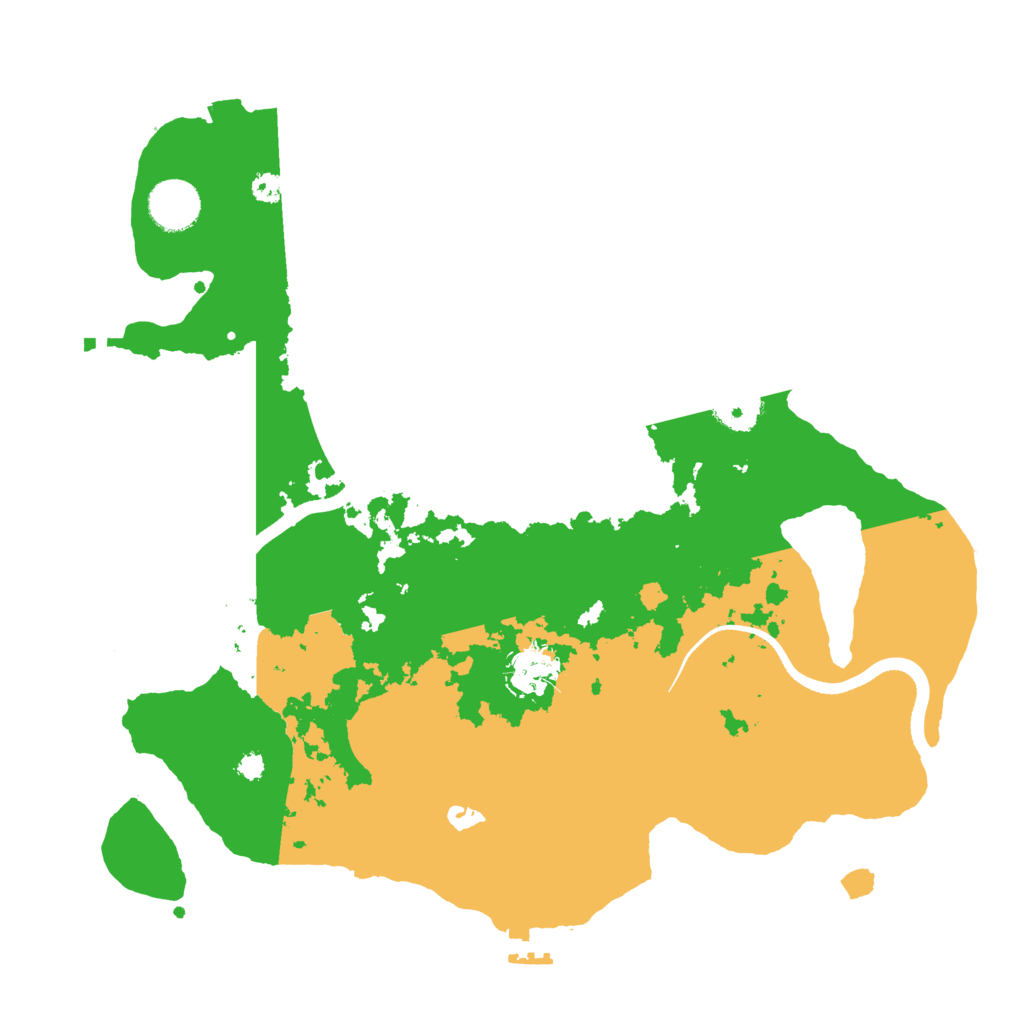 Biome Rust Map: Procedural Map, Size: 3500, Seed: 1118033928