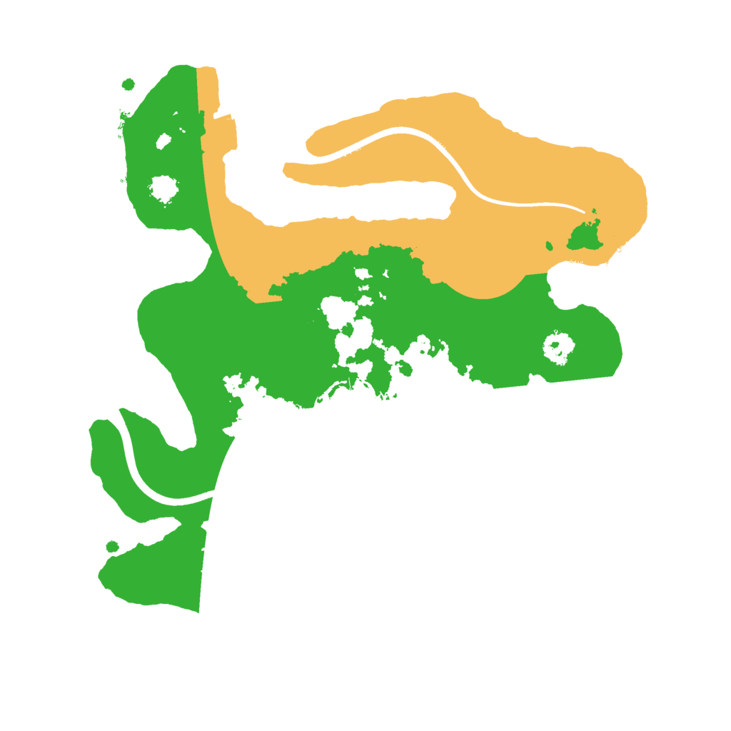 Biome Rust Map: Procedural Map, Size: 2400, Seed: 2093065266