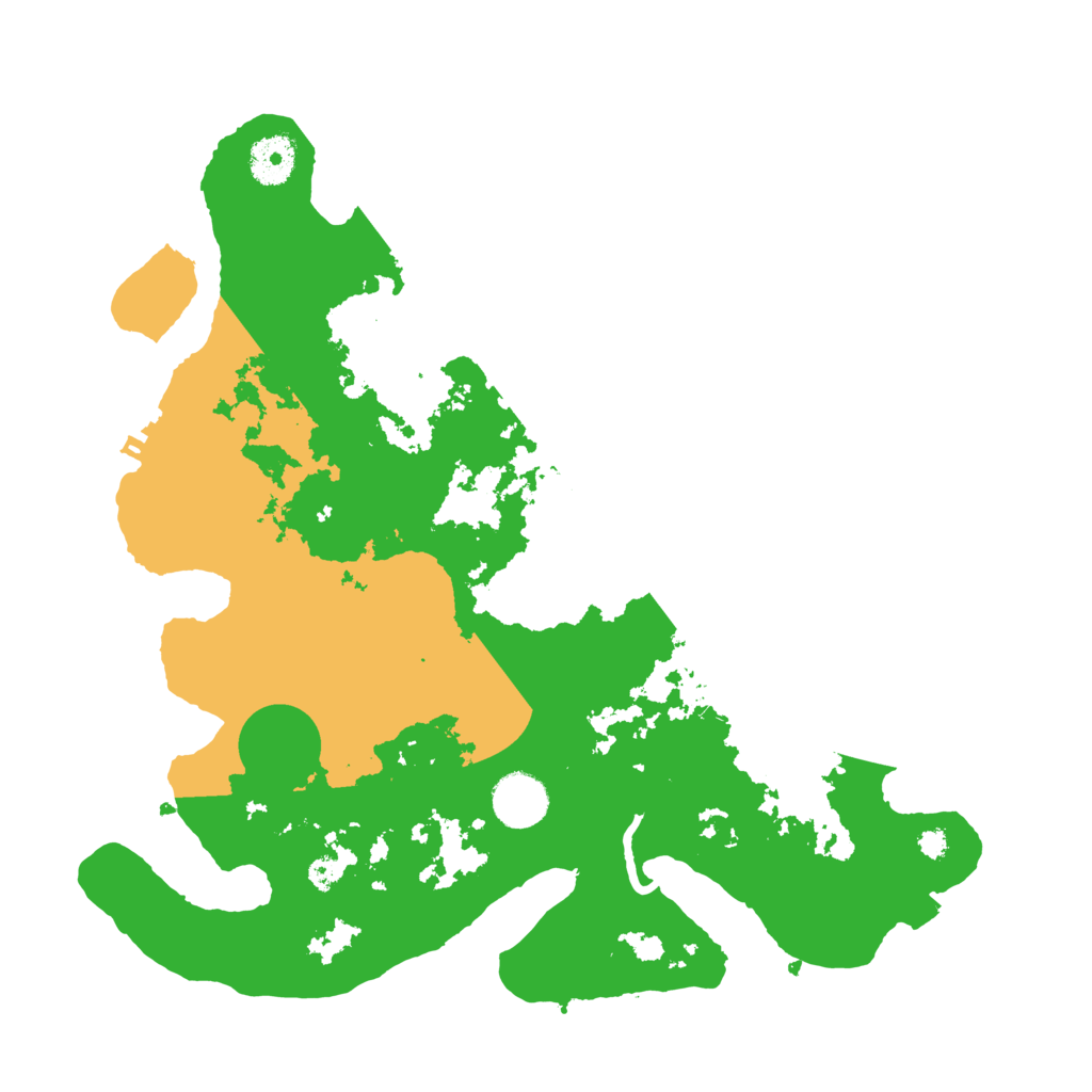 Biome Rust Map: Procedural Map, Size: 3500, Seed: 427121747