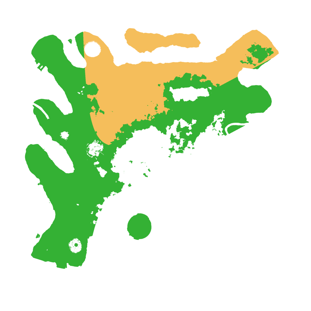 Biome Rust Map: Procedural Map, Size: 3500, Seed: 73774934