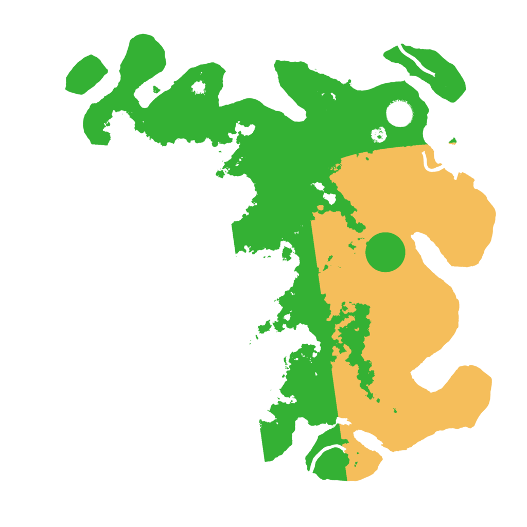 Biome Rust Map: Procedural Map, Size: 3500, Seed: 457177345