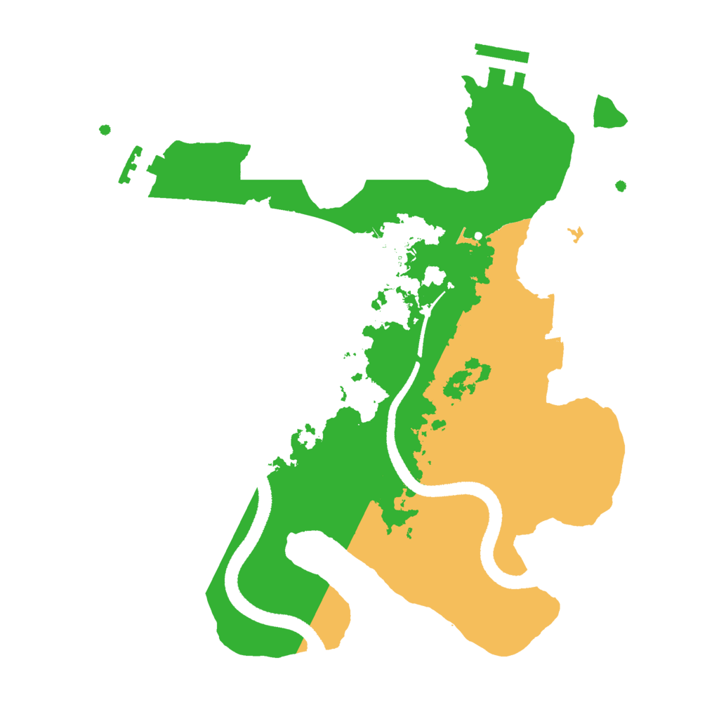 Biome Rust Map: Procedural Map, Size: 2650, Seed: 1250162236