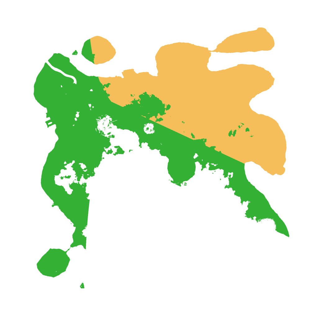 Biome Rust Map: Procedural Map, Size: 3000, Seed: 32559