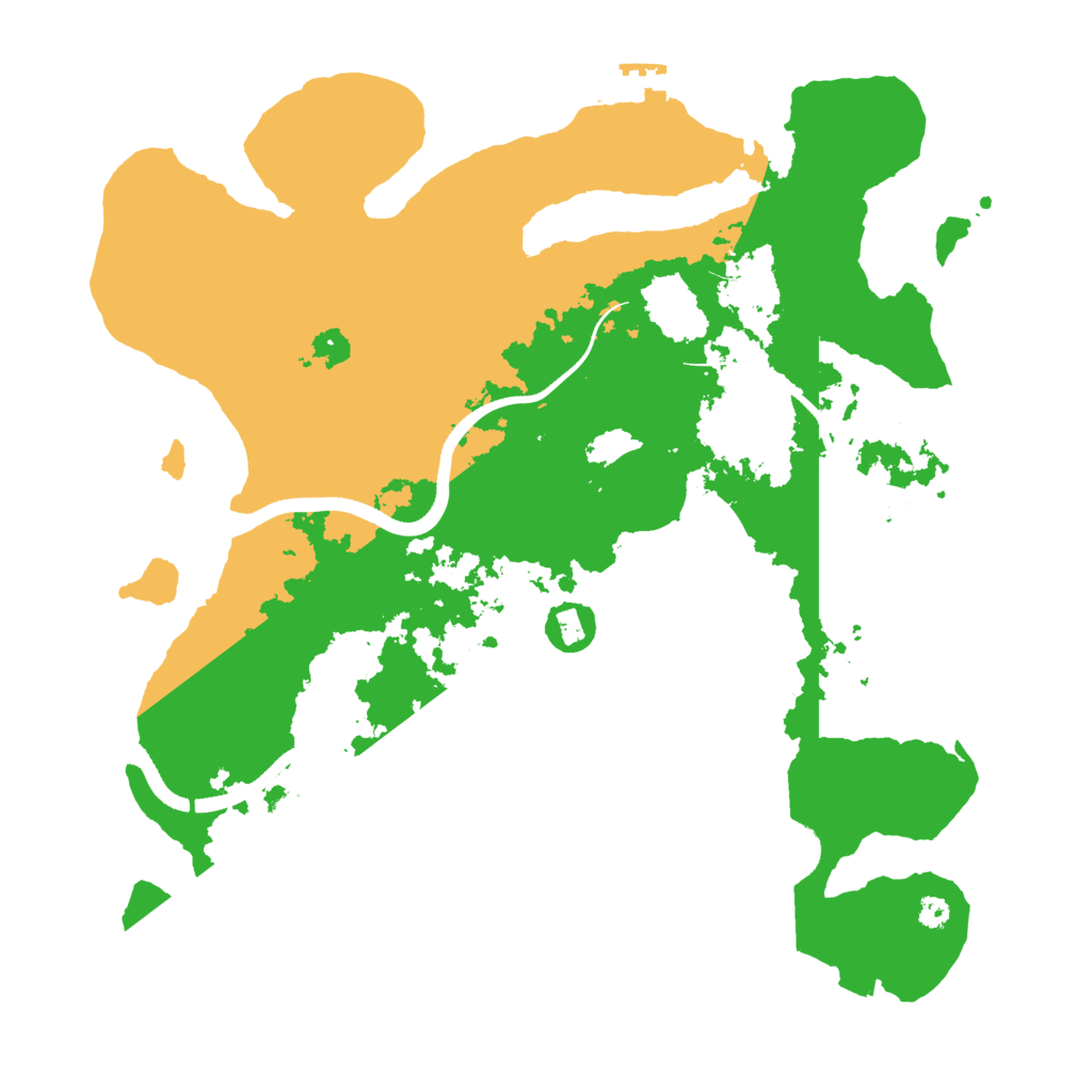 Biome Rust Map: Procedural Map, Size: 3500, Seed: 1936964038