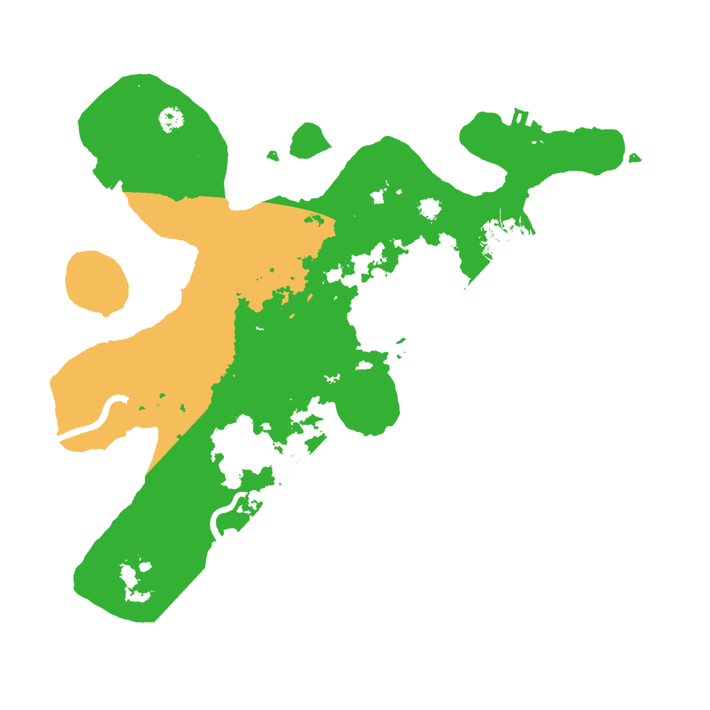 Biome Rust Map: Procedural Map, Size: 3000, Seed: 7029