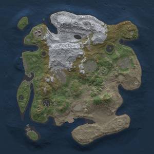 Thumbnail Rust Map: Procedural Map, Size: 3000, Seed: 3013, 12 Monuments