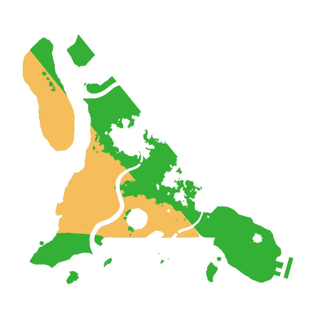 Biome Rust Map: Procedural Map, Size: 3000, Seed: 24000