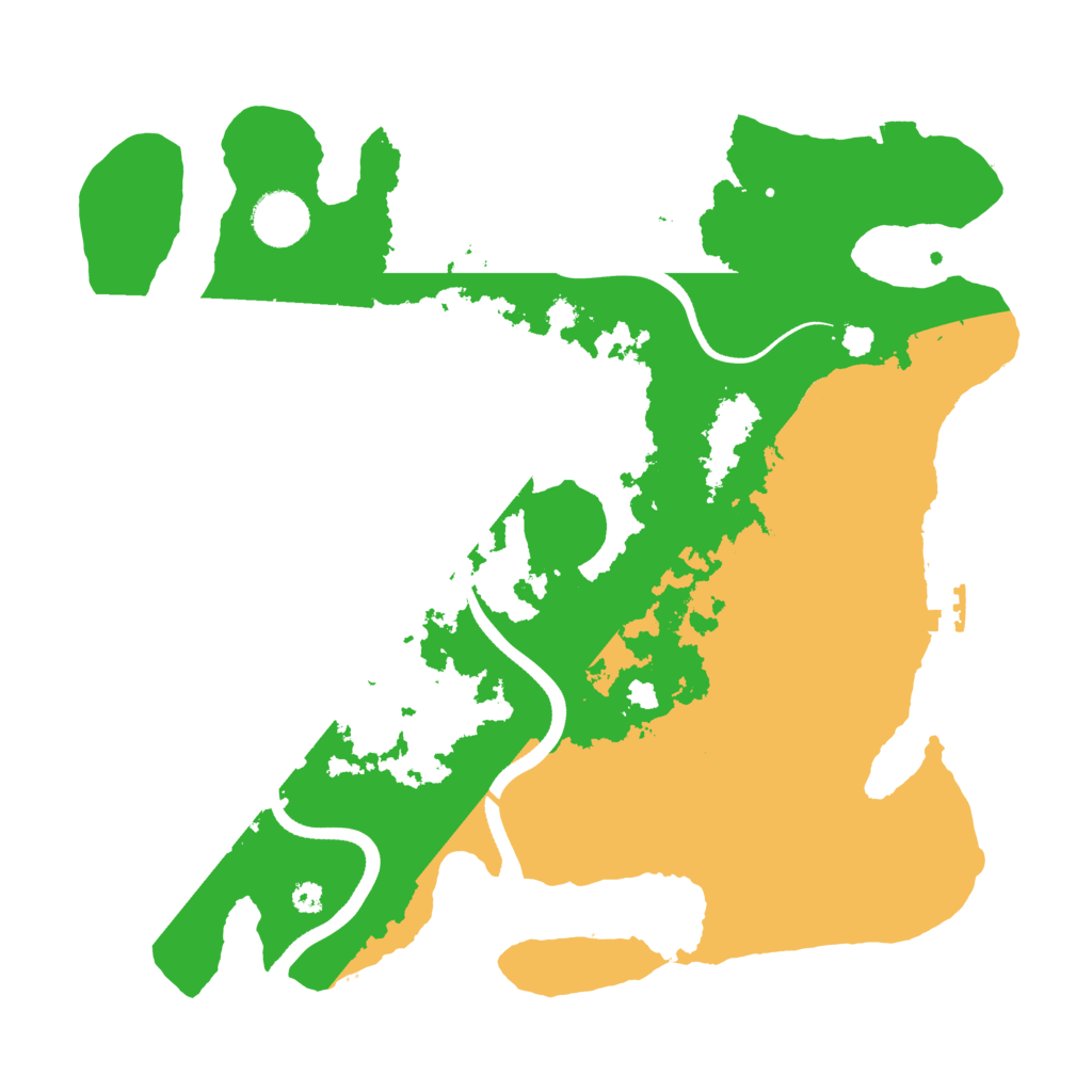 Biome Rust Map: Procedural Map, Size: 3500, Seed: 739992357
