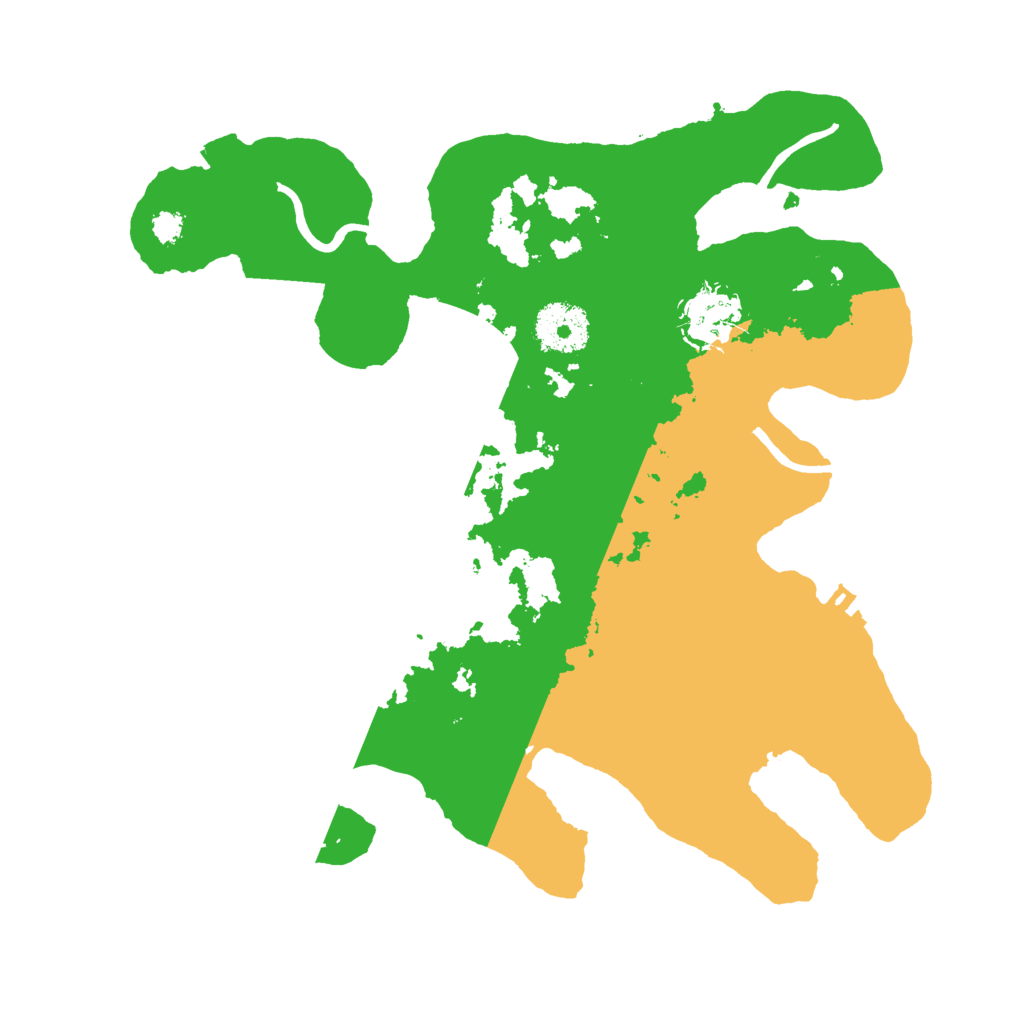 Biome Rust Map: Procedural Map, Size: 3000, Seed: 2068511183