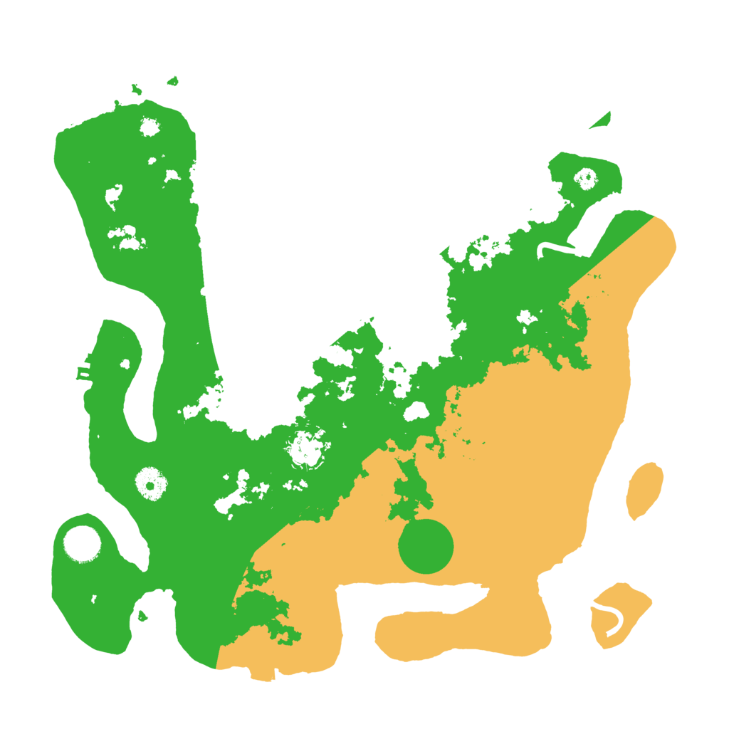 Biome Rust Map: Procedural Map, Size: 3500, Seed: 1539004356